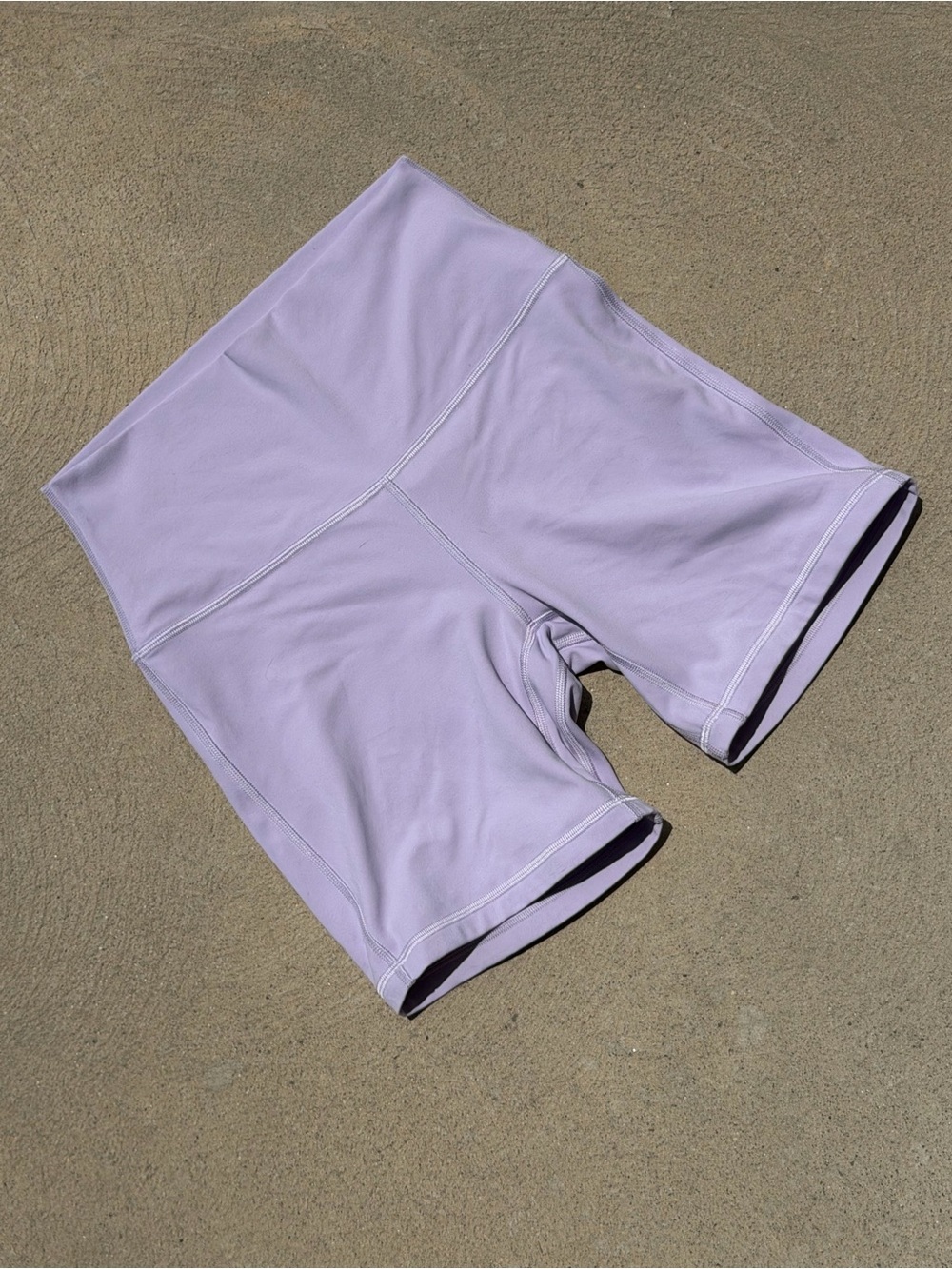 Lululemon Align Lavender High-Rise 6” Bike Shorts, Sz 6